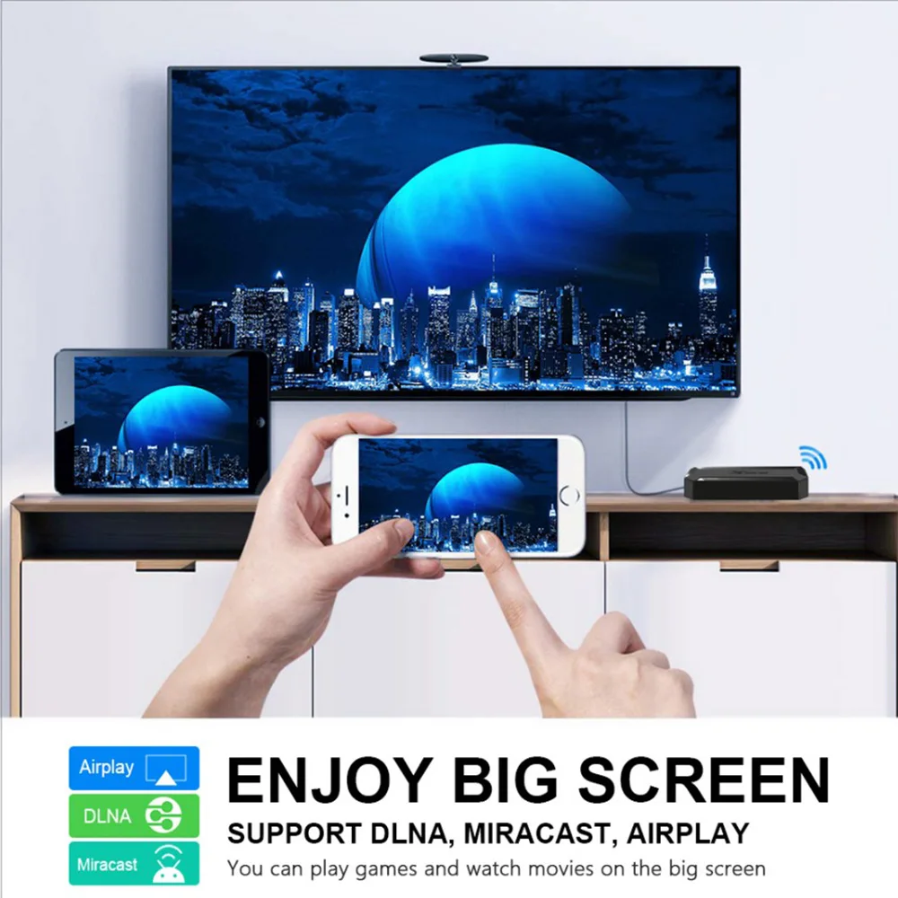 ThundeaL X96Q Смарт ТВ коробка Android 10 0 Allwinner H313 4 ядра 2 Гб оперативной памяти 16
