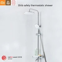 diiib dabai home safe thermostatic handheld shower head set stainless steel 6 modes faucet shower hose lifting rod from youpin