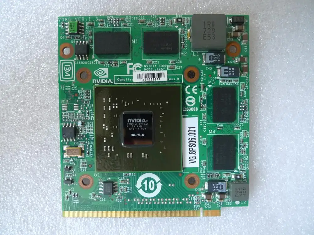 Kai-достижения полного заряда для nVidia Графика видеокарта GeForce 8600 8600M GS 8600MGS DDR2 256MB