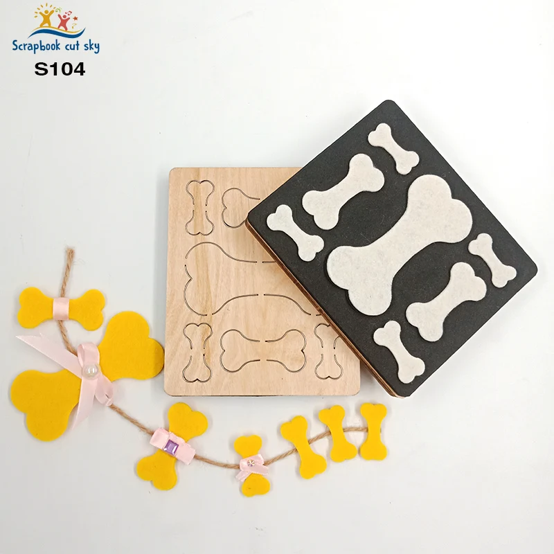 

Bone Pendant S104 MuYu Wooden Mold Scrapbook Dies Suitable For Market General Machines
