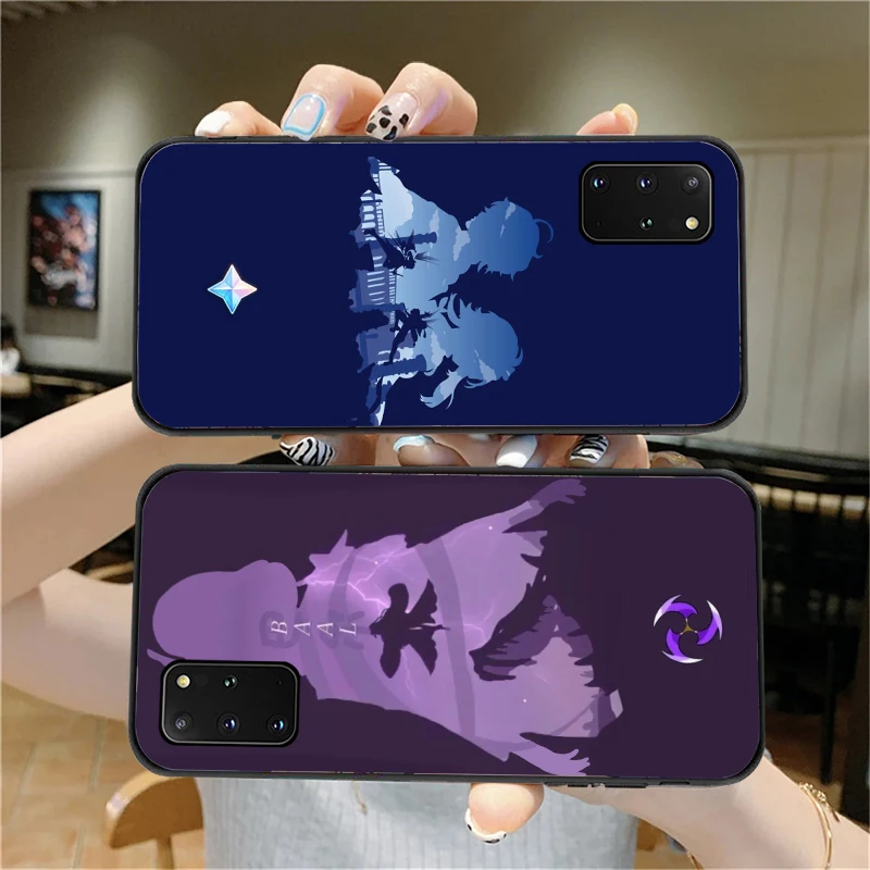 

Genshin Impact Anime Silicone Case Coque For Samsung Galaxy S8 S8 Plus S9 S10 S20 S20 FE Lite Ultra Soft Phone Shell Cover
