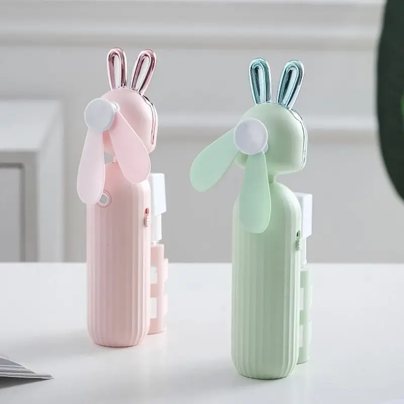 

Pink Mini Fans Electric USB Rechargeable Handheld Fans Cooling Air Conditioner Humidifier Portable Water Spray Mist Fan Outdoor