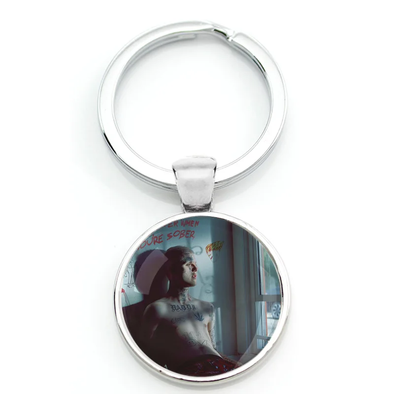 Брелок для ключей рэпер Lil Peep брелок с мультяшным логотипом Hellboy 3d-рисунком