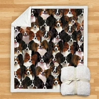 you will have a bunch of papillons blanket 3d printed fleece blanket on bed home textiles dreamlike