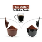 Многоразовые капсулы iCafilas для кофейных капсул Dolce Gusto, многоразовый фильтр для кофе Dolce Nescafe