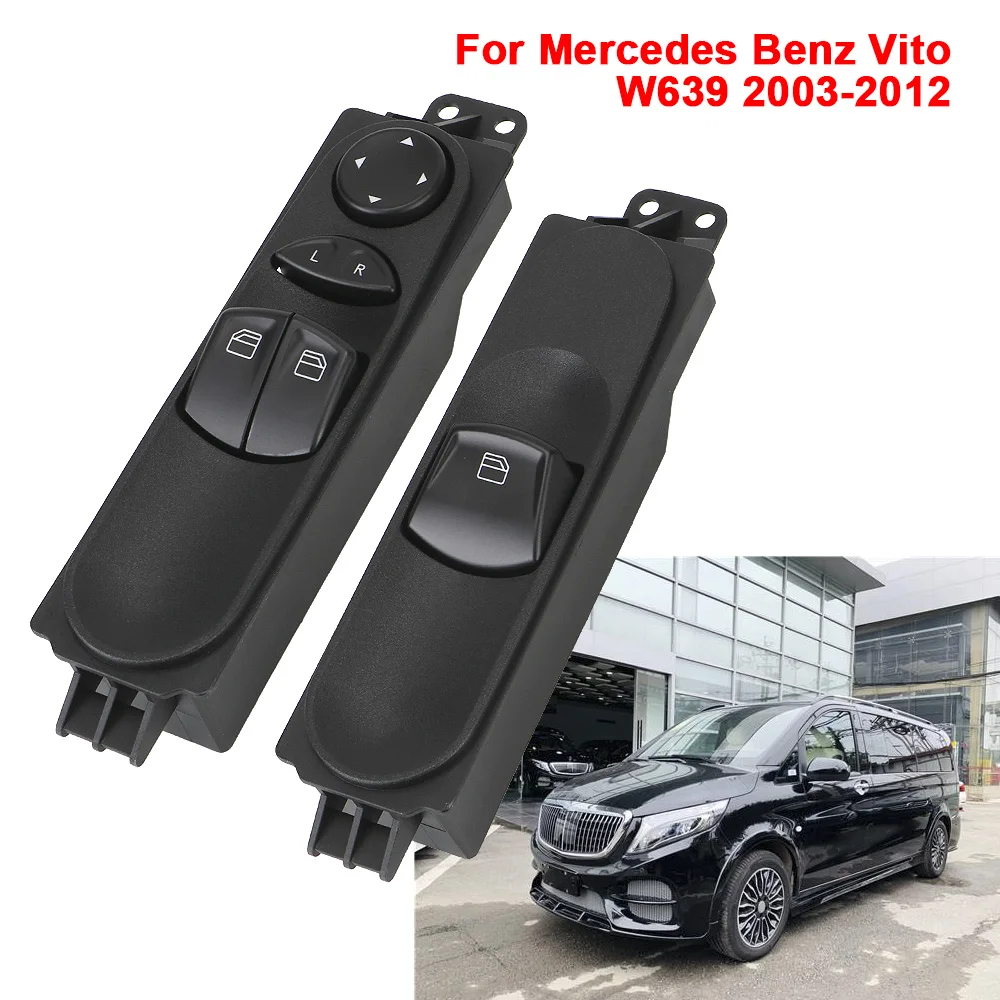 

Передняя Левая Правая кнопка двери для Mercedes Benz Vito W639 2003-2012 6395450913/6395451413 переключатель стекла автомобиля автомобильные аксессуары