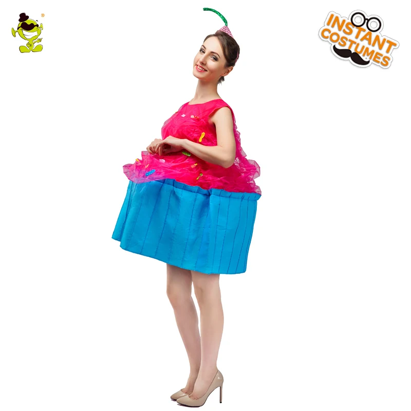 Оригинальный уникальный женский фотокомбинезон для взрослых с рисунком кексов| |