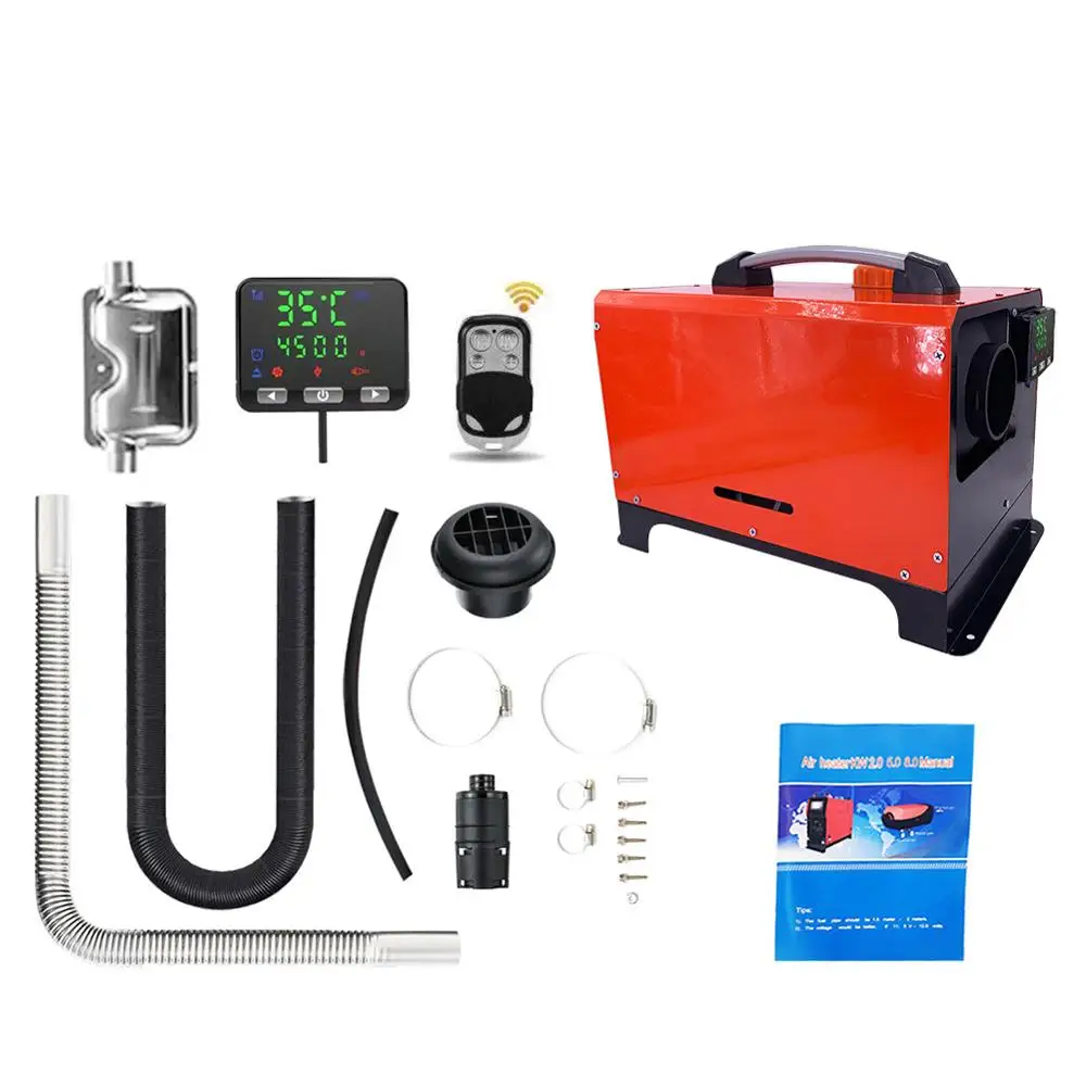 8KW автомобиля Дизельный подогреватель воздуха глушитель выхлопной трубы 12V 8000 Вт