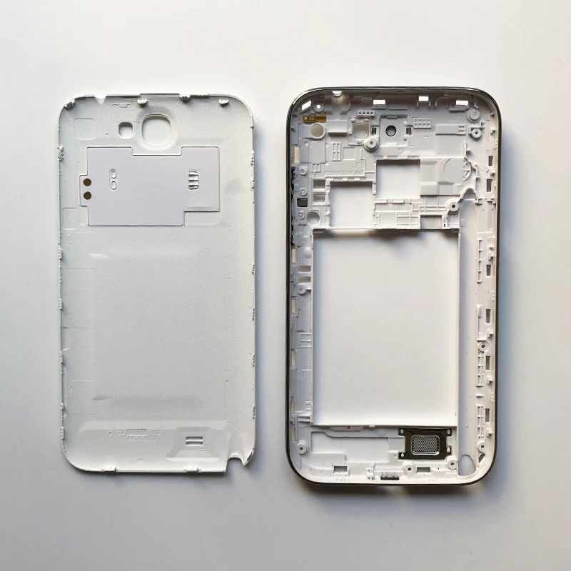 New E250K Back Cover Batter Door Case Mid Middle Frame Housing Repair For Samsung Galaxy Note 2 E250S/K E250L Korean Version | Мобильные