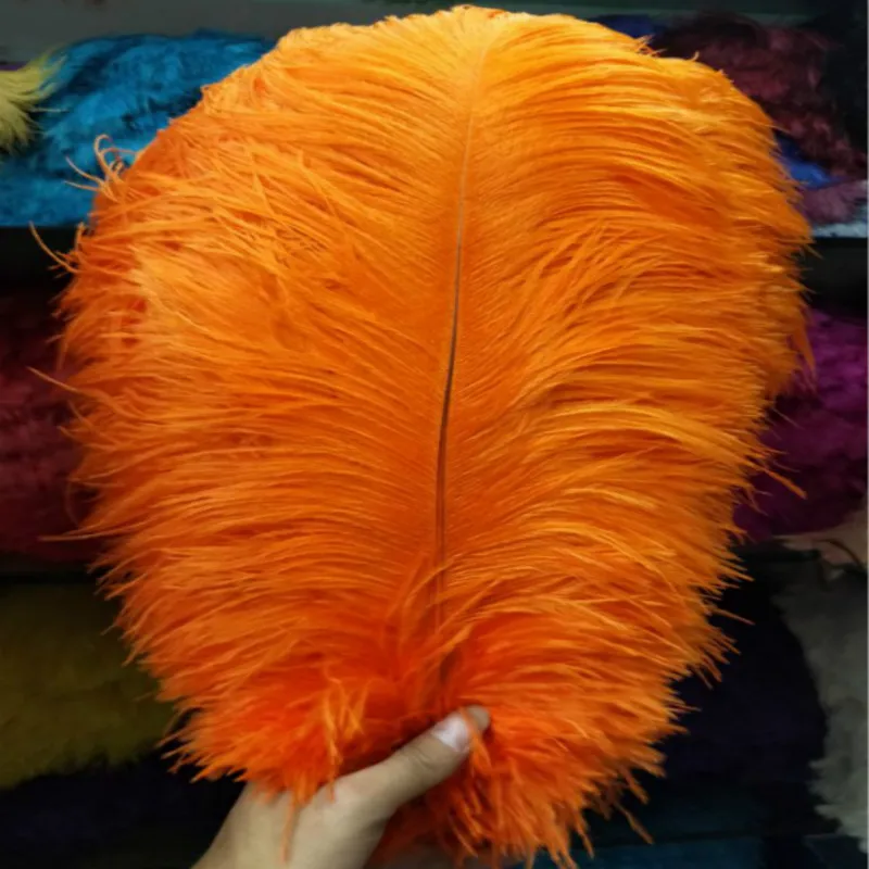 

Лидер продаж 100 шт./лот 16-18 дюймов/40-45 см оранжевое высококачественное свадебное украшение для вечеривечерние декоративное праздничное укра...