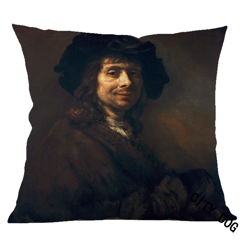 45*45 см чехол для подушки известный голландский художник Рембрандт живопись