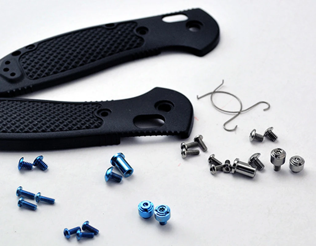 Винты из титанового сплава Шпиндельный стержень складной карманный нож набор