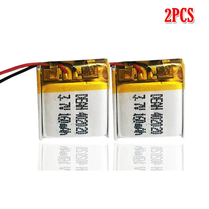 2pcs 3,7 v 160mAh 402020 литий-полимерная аккумуляторная батарея для игрушек gps MP3 MP4 PAD DVD DIY bluetooth наушники Динамик телефон - Цвет: 2pcs
