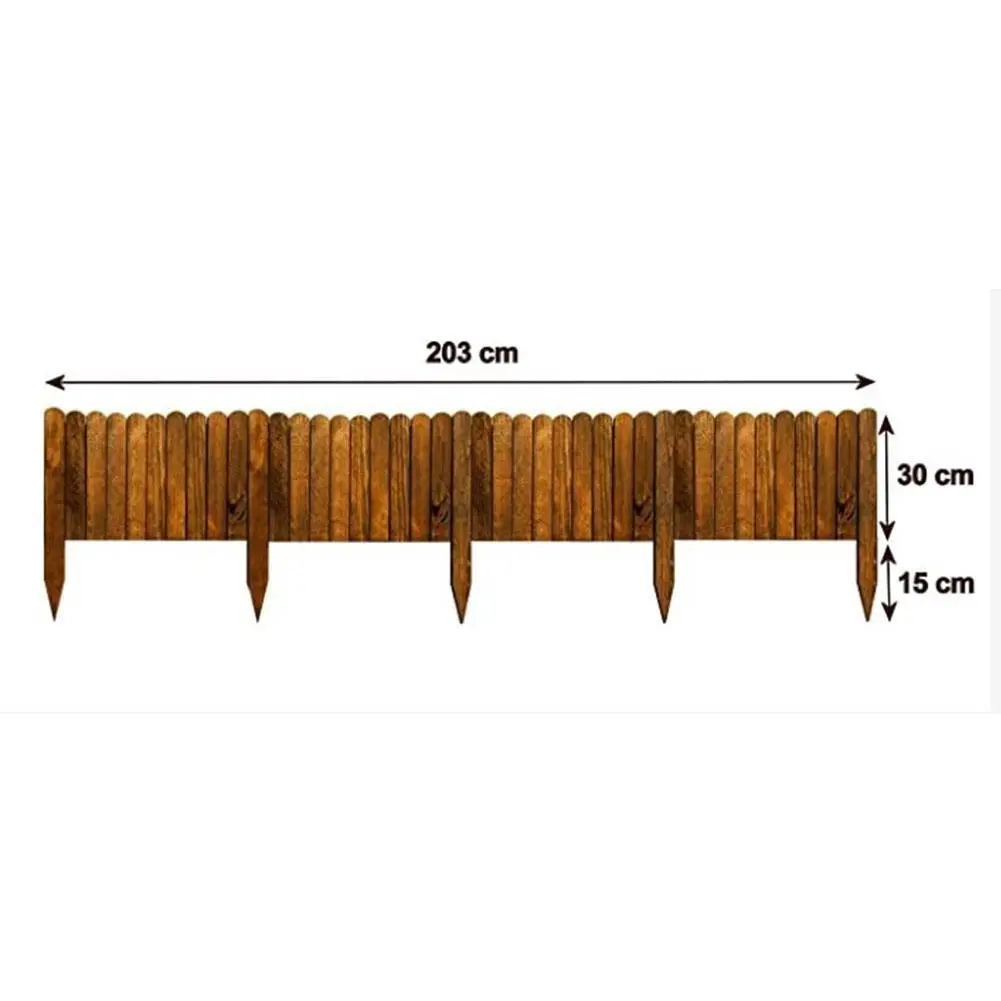 

2021 Log Roll Border As Easy Plug-in Fence Outdoor Cloture Jardineria Jardin Garden Decoration Decoracion De I7V7