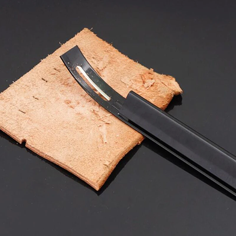 Кожаные тоньше DIY ручной работы кожаные инструменты из нержавеющей стали тонкий