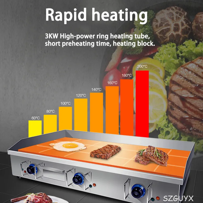 

Griddle fried rice equipment extended type teppanyaki teppanyaki commercial cold noodle machine equipment teppanyaki electric