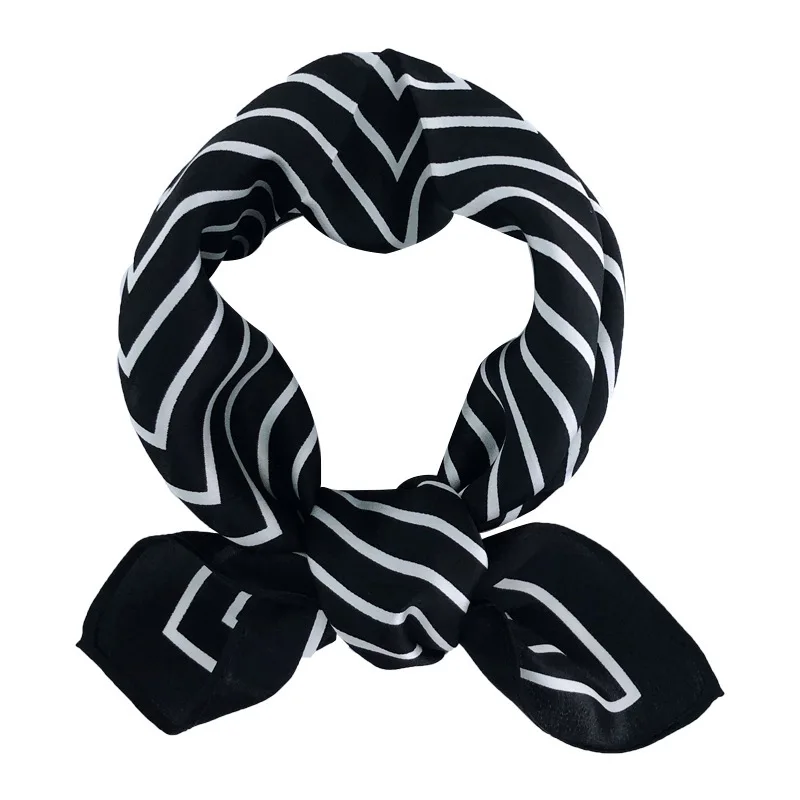 

Fashion 2020 New Hijab Winter Brand 100% Mulberry Silk Small Square Scarf Female Personality Scarves Pashmina Bandana Foulard