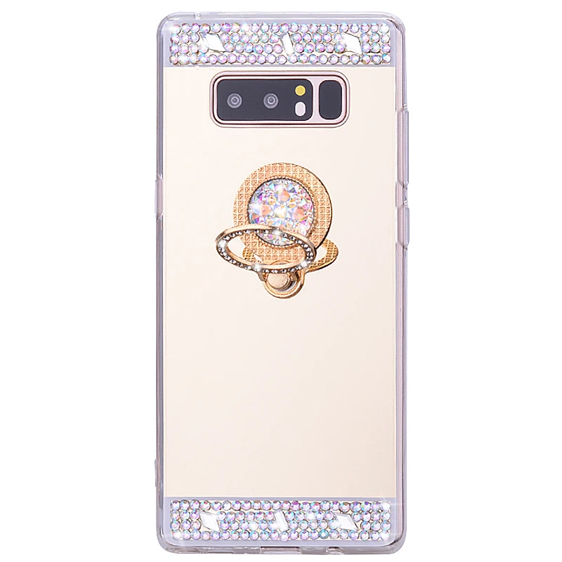 3D зеркальный защитный чехол для Samsung Galaxy S10 Plus S20 S10E с кольцом-держателем A51 A71 Note 10 9