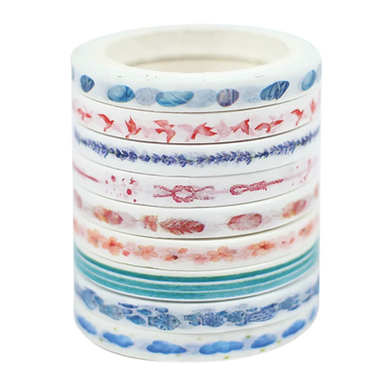 0 5 см ультра-тонкий бумажная лента сделай сам Скрап этикетка наклейка с