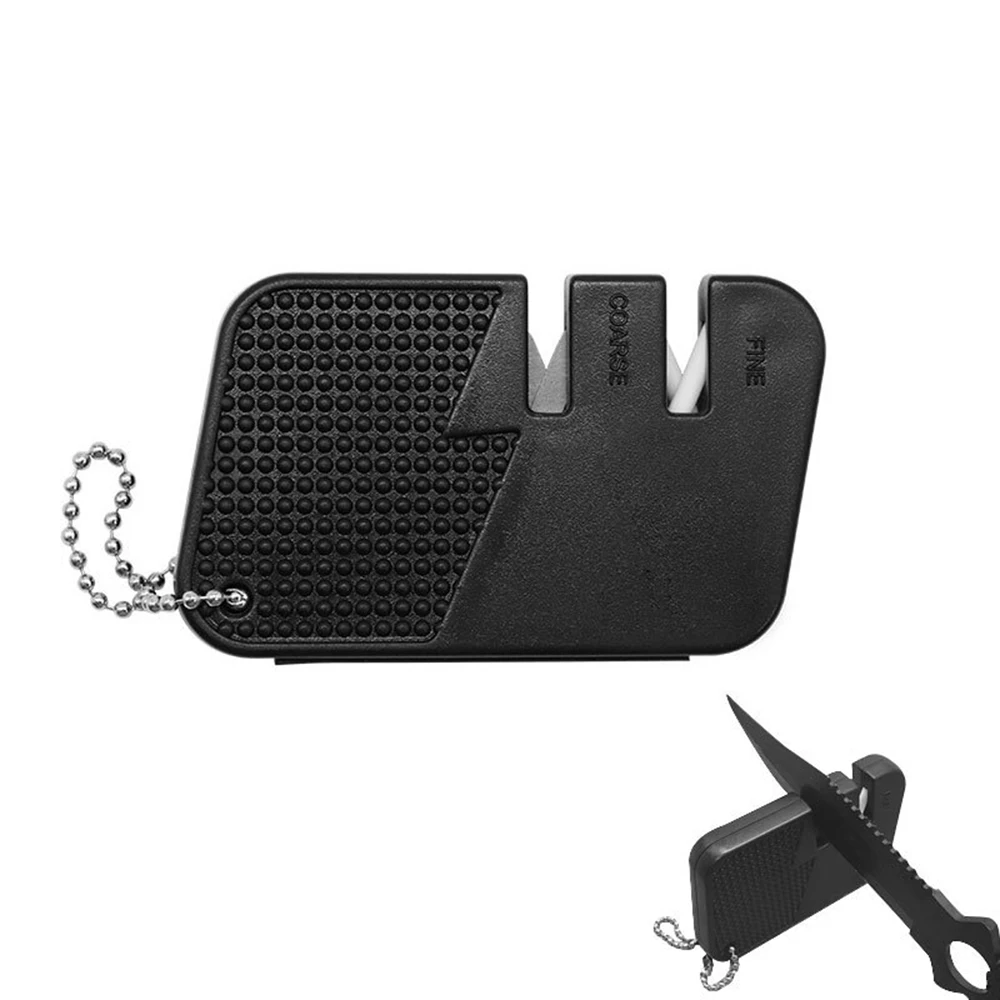 

Mini Portable Knife Sharpener 2 Stages Professional Kitchen Sharpening Stainless Tool Sharpener Tool Accessories Outdoors