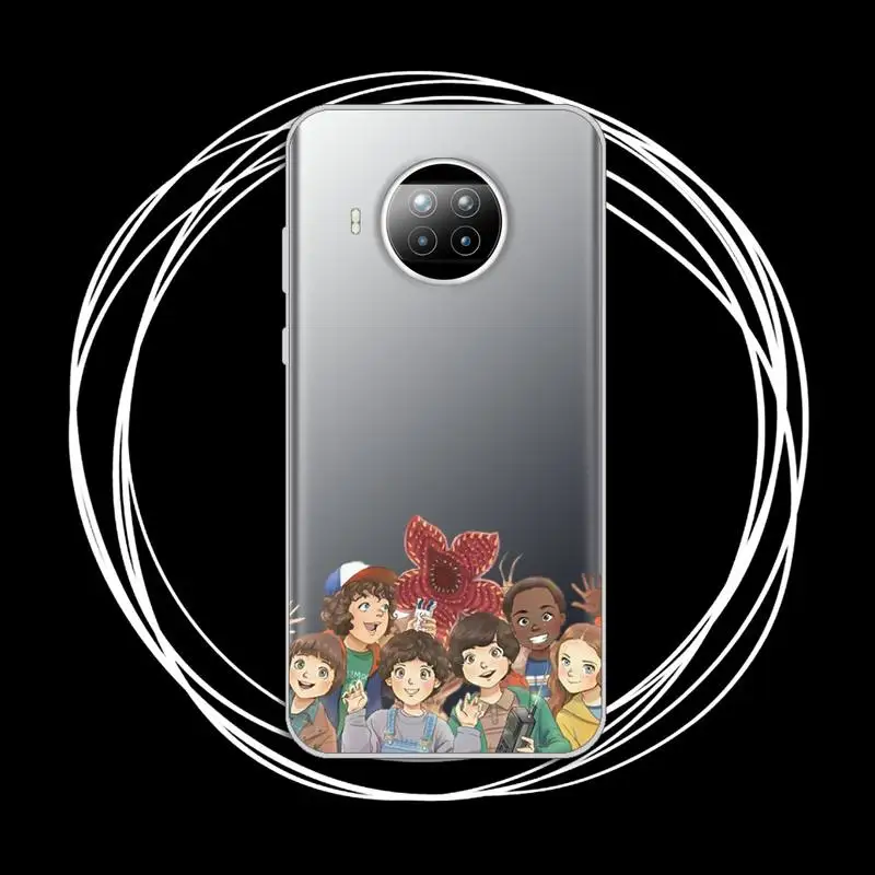 

Stranger things Phone Case Transparent for Xiaomi mi Redmi note 10 t 8 9 pro lite 11 Samsung S 8 9 10 20 plus ultra