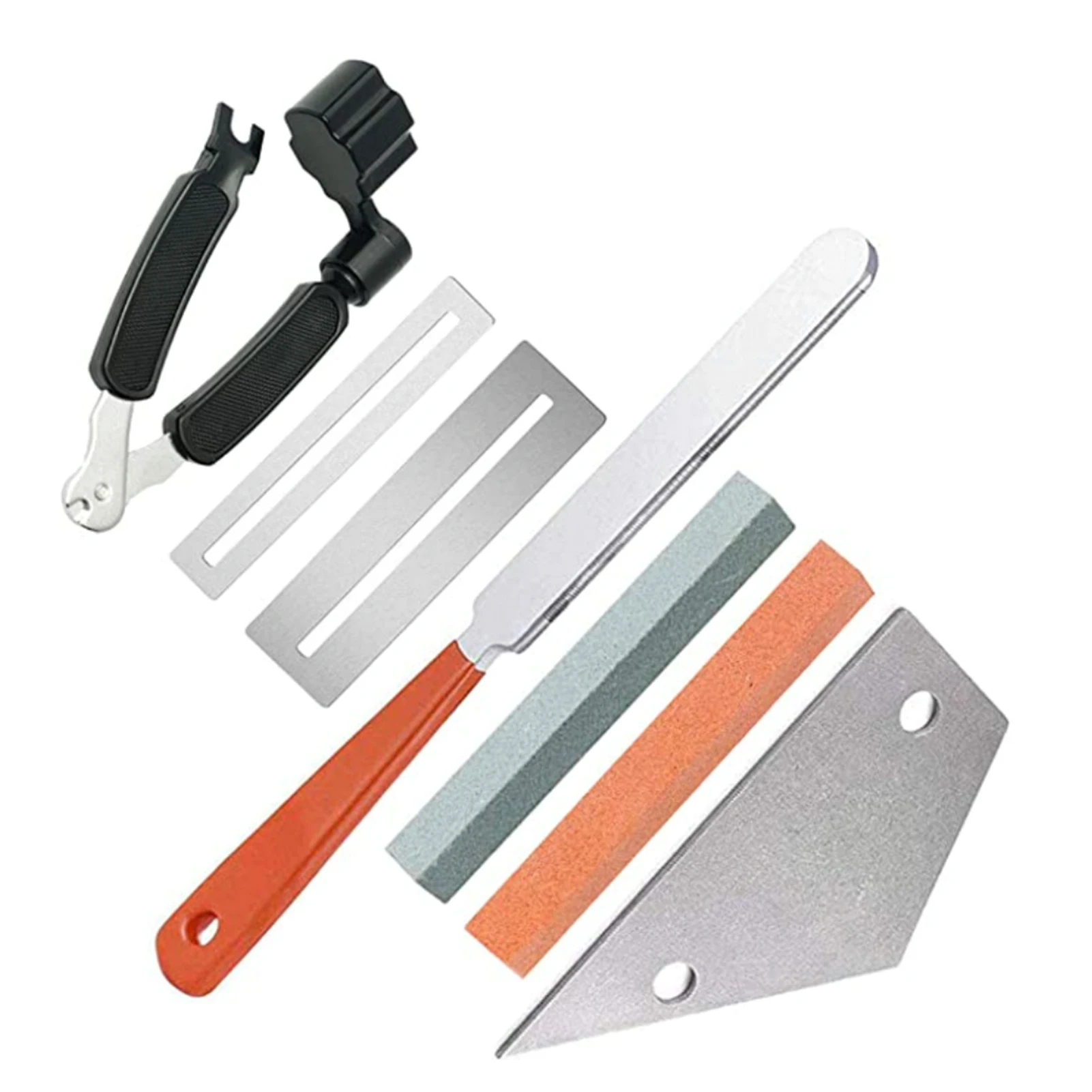 

Набор инструментов Luthier для ремонта гитары, коронатор гитарного Лада, намотка струн для гитары 3 в 1, резак для Лада, коромысла, защита грифа