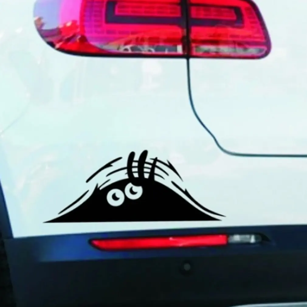 

Funny Peeking Monster Car Body Styling Sticker Removable Waterproof Sticker Truck Lighting Car Styling Exterior Accessories