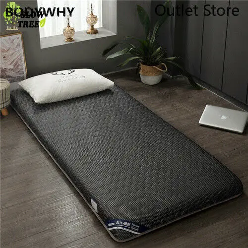 

90X200cm двухсторонняя матрац татами коврик 4,5 см Толщина кровать коврик одиночный матрас