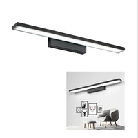 high quality aluminum acrylic blackwhite bathroom led lamp vanity light mirror lighting cabinet light wall lamp