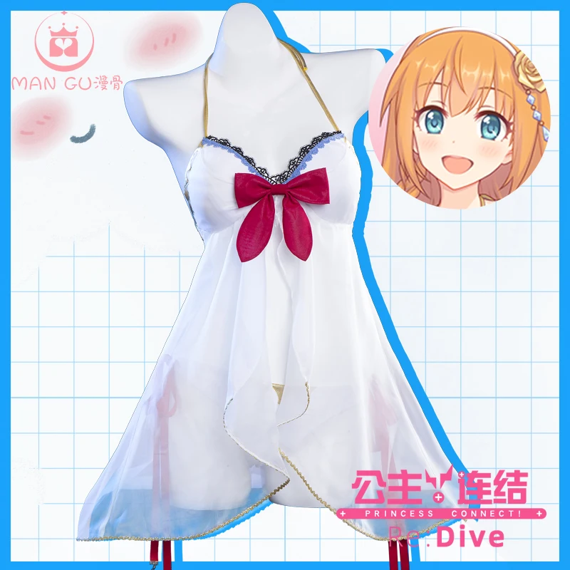 

Anime Princess Connect! Re:Dive Pecorine Cosplay Costume Sexy Swimsuit Daily Routine Or Role Play Clothing XS-XL Quality Goods