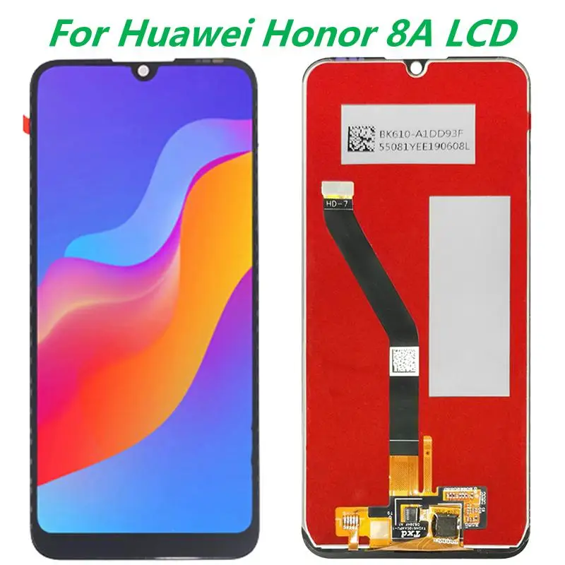 

6.09" Original For Huawei Honor 8A LCD Display With Frame Huawei Y6 Prime 2019 JAT-L09 L29 LCD Display Touch Screen Digitizer