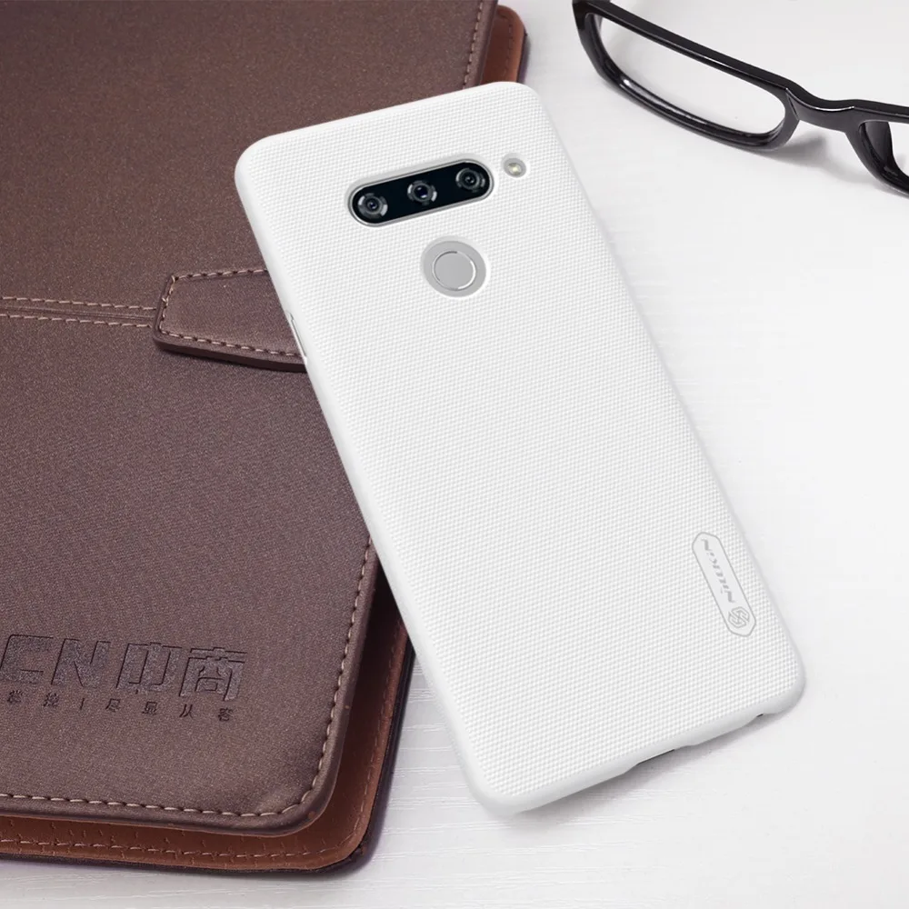 Для LG G7 чехол ThinQ LG G8 чехол ThinQ Nillkin Супер Матовый щит жесткая задняя крышка из ПК чехол для LG V40 ThinQ чехол для телефона