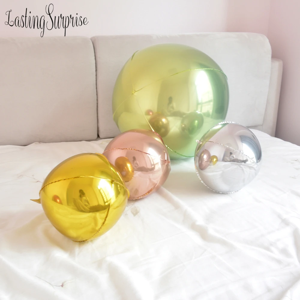 1 шт. 22 дюйма градиентный цвет 4D диско Гелиевый шар Радуга День рождения Свадьба