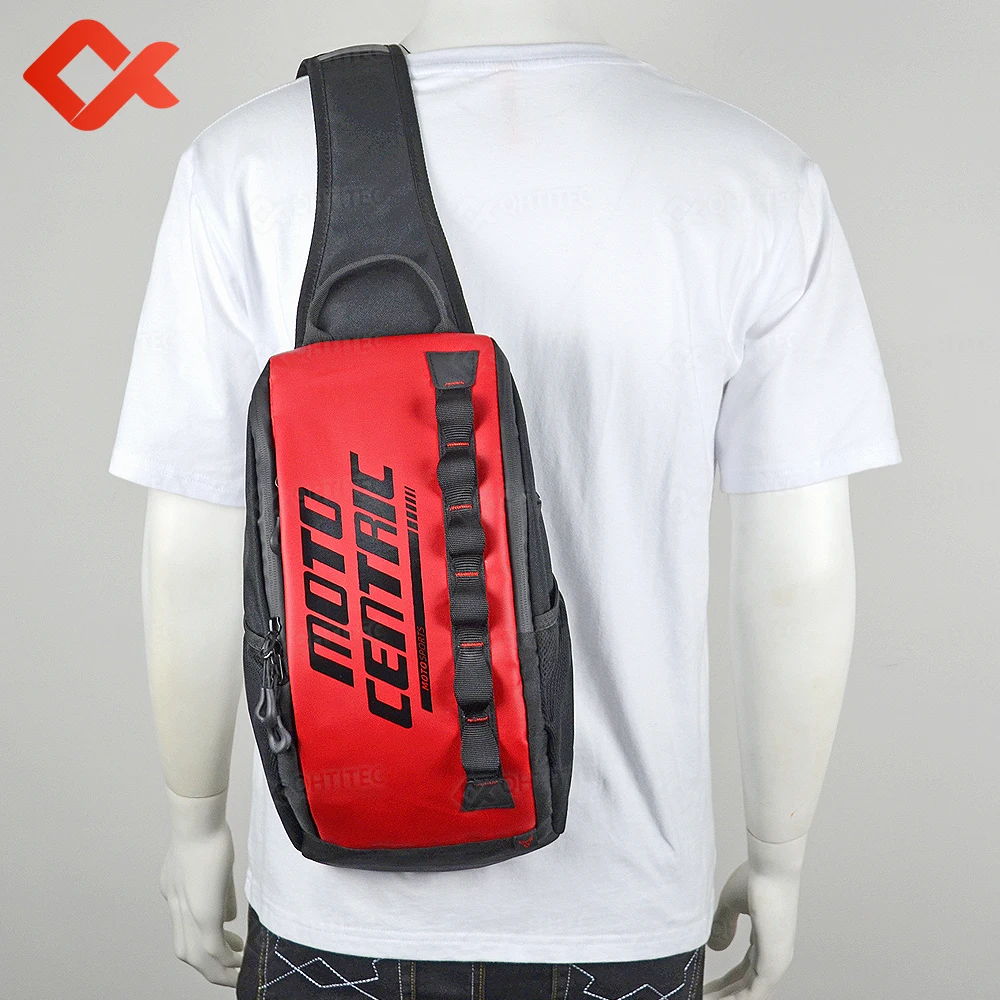 

Сумка-рюкзак мужская, мотоциклетная, водонепроницаемая, с диагональным ремнем