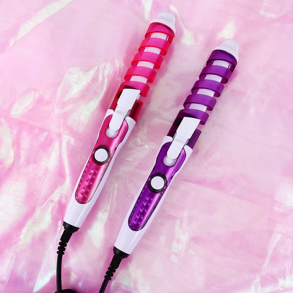 Portable Hair Curler Roller Spiral Curling Iron Salon Electric Hair Curler Beauty Curling Wand Professional Hair Styler Beauty S