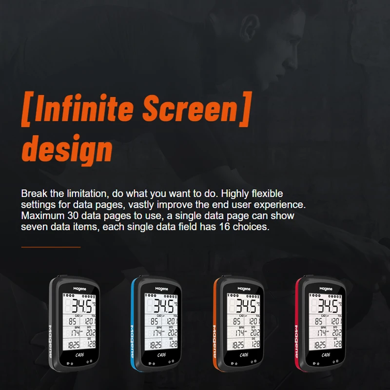 magene c406 bike computer gps wireless smart mountain road bicycle monito stopwatchring cycling data map bicycle speed stopwatch free global shipping