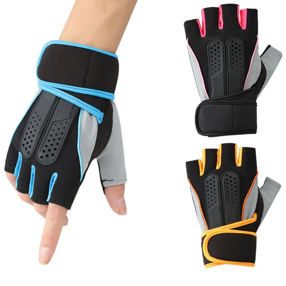 

Loogdeel перчатки для тяжелой атлетики, дышащая, с противоскользящим эффектом; Перчатки регулируемая спортивная носимых Фитнес учебного обору...