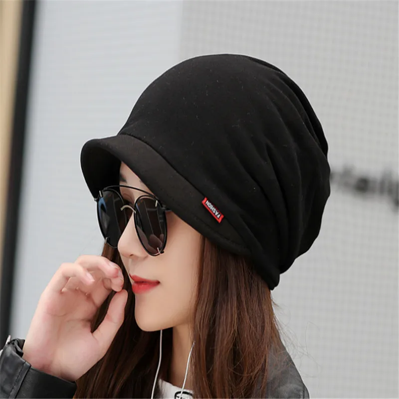 Женская Вязаная Шапка бини однотонная Повседневная вязаная шапка на весну и