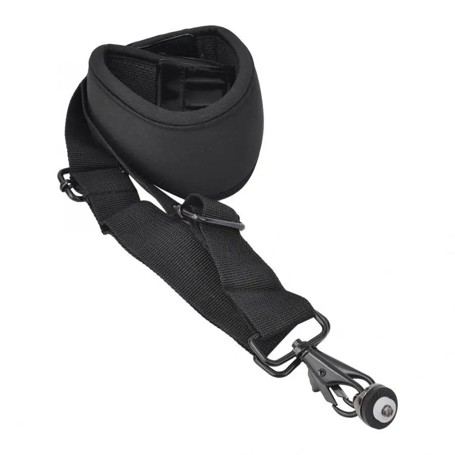 Регулируемый густая пена черный высокая прочность Камера шейный ремешок