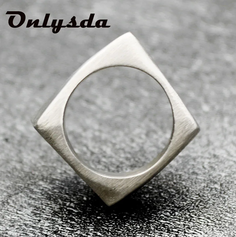 Onlysda Stainless Steel Viking Ring vintage Hammer retro punk jewelry finger man Love Jewelry Gift Wholesale OSR194