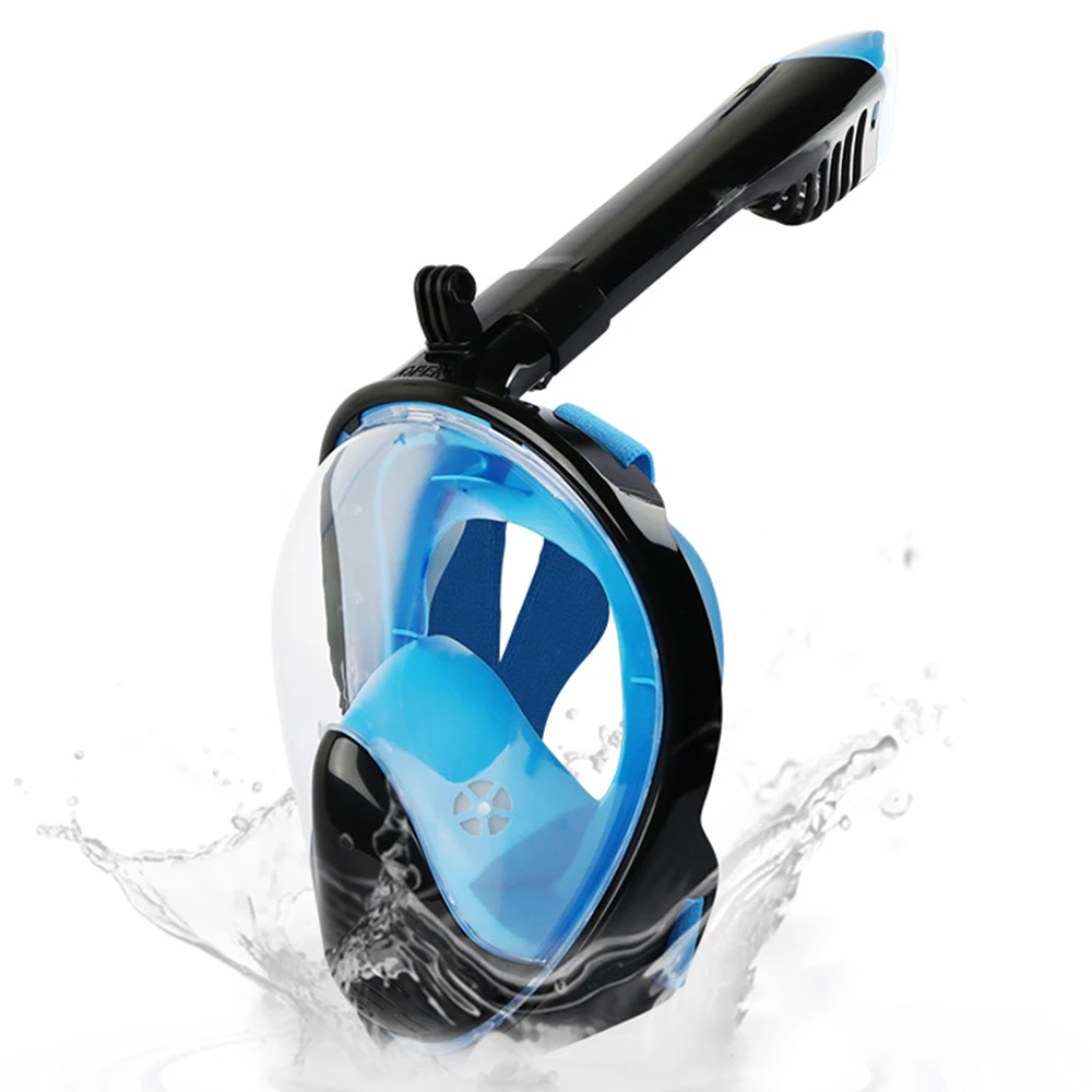 

Adult Full Face Underwater Swimming Tube Diving Mask Respiratory Scuba Anti Fog Goggles Diving Equipment Snorkeling Professional