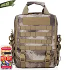 Тактическая Сумка Через Плечо Рюкзак Для Ноутбука В Военном Стиле Molle, для улицы, для походов, охоты, кемпинга, дорожная сумка, водонепроницаемая сумка-мессенджер