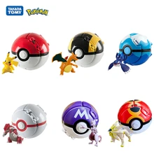 Figuras de acción de Pokeball, 6 estilos, Pikachu Mewtwo Charmander, regalos para niños, compra a granel, 2022