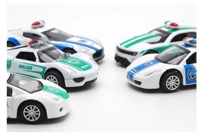 5 шт. 1: 64 детские игрушки модели спортивных автомобилей мини Карманный Автомобиль костюм авто полицейский гоночный автомобиль металлическая модель автомобиля Детские подарки для детей