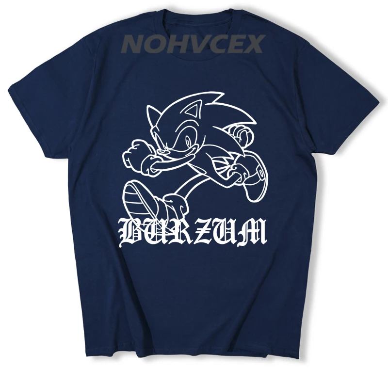 Burzum aske Burzum Черная Мужская футболка с коротким рукавом - Цвет: Тёмно-синий