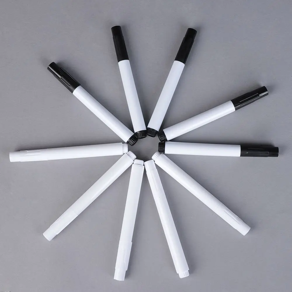 

1/5/10pcs White Liquid Chalk Pens for Wall Sticker Kids Room Blackboard Kitchen Jar Convenient Removable Mark Pens Stationery