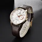 Часы наручные PAGANI Мужские кварцевые, водонепроницаемые до 2020 м, с кожаным ремешком