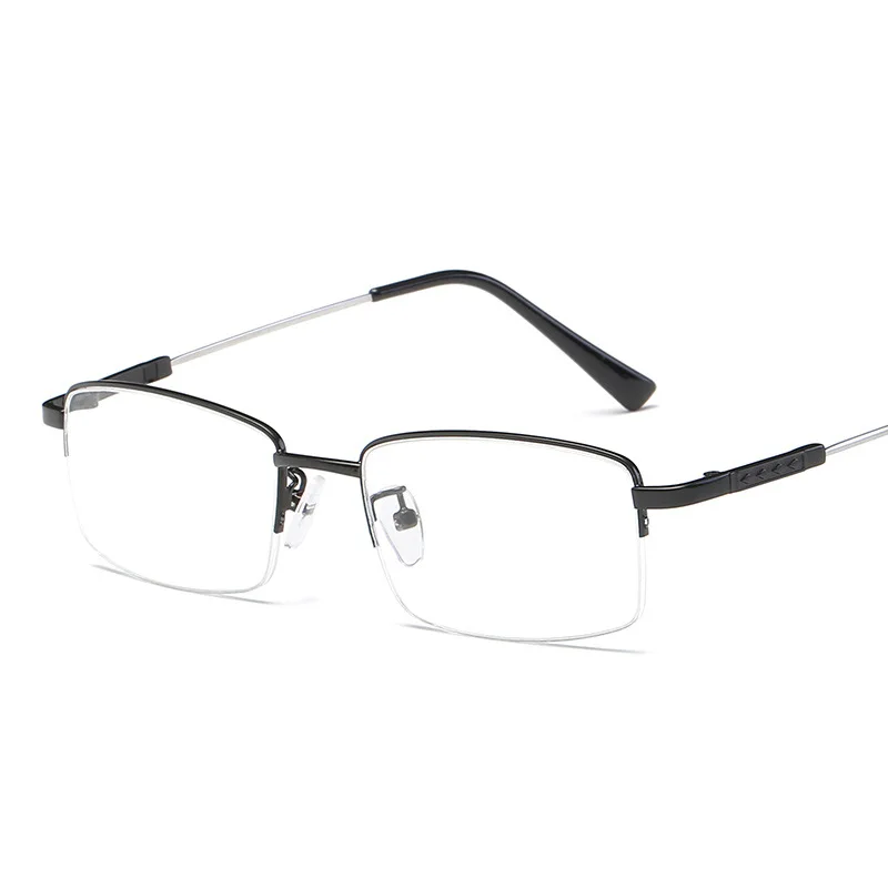 Square Half Frame Alloy Reading Glasses Men Women Resin Lens Eyeglasses Hyperopia Prescription +1.0 1.5 2.0 2.5 3.0 3.5 | Аксессуары для