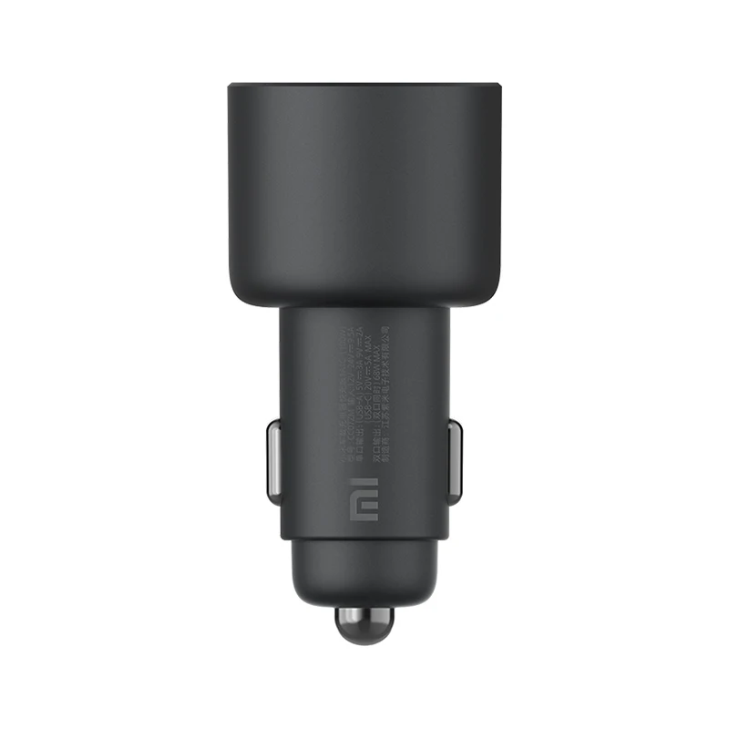 Автомобильное зарядное устройство Xiaomi 100 Вт два USB-порта быстрая зарядка QC