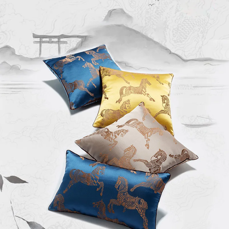 Треугольники сатиновый подушка чехол полиэстер Декоративная Подушка Чехол